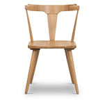 Poly & Bark Enzo Dining Chair - Solid Oak Wood