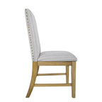 HomePop Upholstered Wood Apron Dining Chair - Set of 2