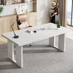 70.9 Executive Desk, Large Computer Office Desk Workstation