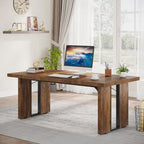 70.9 Executive Desk, Large Computer Office Desk Workstation
