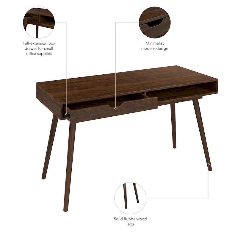 Bush Furniture Nora 54W Writing Computer Desk with Storage