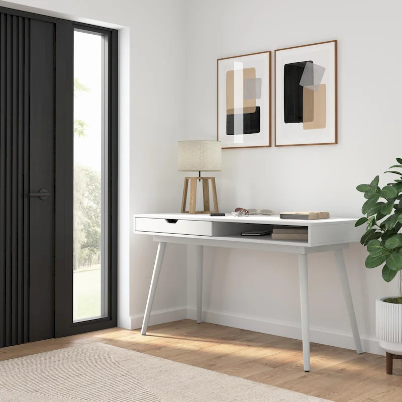 Bush Furniture Nora 54W Writing Computer Desk with Storage