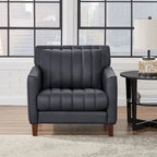 Hydeline Ennis Top Grain Leather Sofa Loveseat and Chair Set - Sofa, Loveseat, Chair