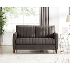 Hydeline Ennis Top Grain Leather Sofa Loveseat and Chair Set - Sofa, Loveseat, Chair