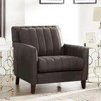 Hydeline Ennis Top Grain Leather Sofa Loveseat and Chair Set - Sofa, Loveseat, Chair