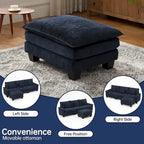 Modular Sectional Sofa Set Convertible Sectional Sleeper Sofa with Chaise for Apartment