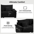 Modular Sectional Sofa Set Convertible Sectional Sleeper Sofa with Chaise for Apartment