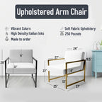 Designart Brown And Black Movement IV Upholstered Modern & Contemporary Accent Chair and Modern & Contemporary Arm Chair