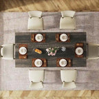 Farmhouse Wood Rectangular Dinner Dining Table for Kitchen Dining Room