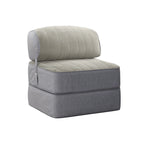 WOWMAX Convertible Folding Sofa Bed Folding Chair Bed with Back Bolster