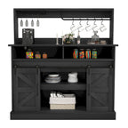 Moasis Farmhouse Coffee Bar Cabinet - 15.1D x 47.2W x 51.5H