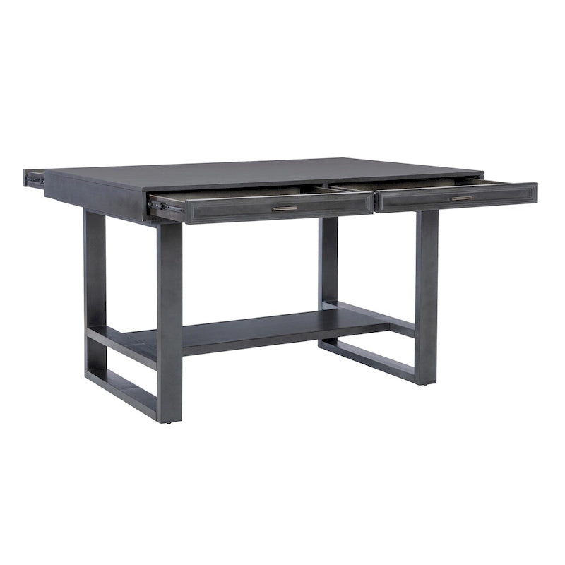 Wilson Grey Wooden 7-Piece Counter Height Dining Set