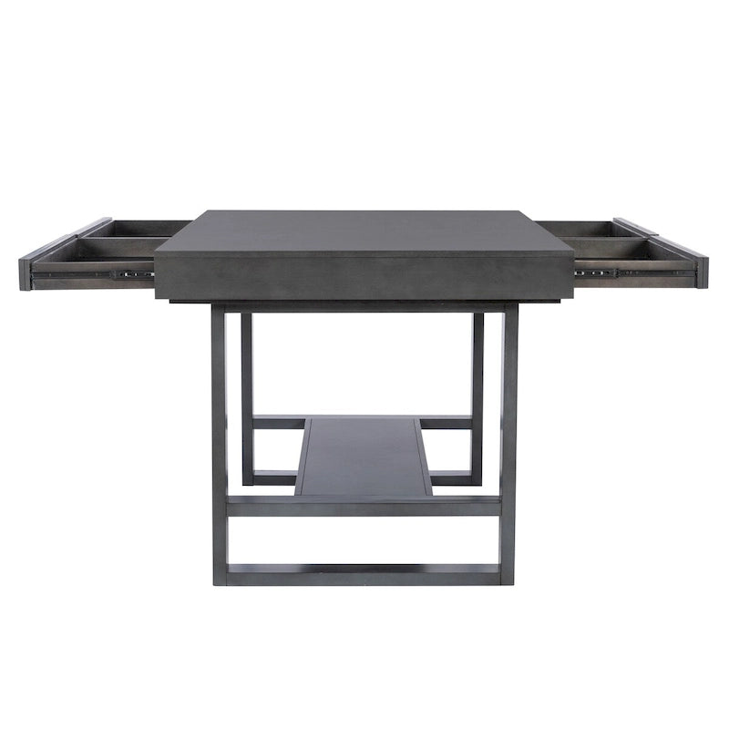 Wilson Grey Wooden 7-Piece Counter Height Dining Set