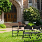 Plastic Folding School Conference Chair Set (Set of 10)