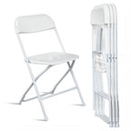 Plastic Folding School Conference Chair Set (Set of 10)