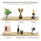 Sorbus Long Floating Shelves for Wall Set of 2 - 35L x 9W x 1.5H