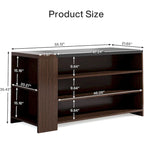 55 Inches Farmhouse Kitchen Island with Storage for Kitchen, Dining Room
