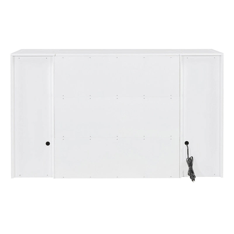 Merax Murphy Bed with Drawers and Cabinets