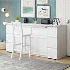 Merax Murphy Bed with Drawers and Cabinets