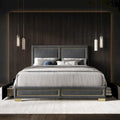 Jasper Full Upholstered Storage Platform Bed