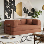 JASIWAY Modern Vintage Convertible Sleeper Sofa Bed