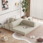 JASIWAY Modern Vintage Convertible Sleeper Sofa Bed