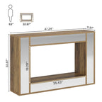 47 Inches Rustic Sofa Table for Entryway, Hallway and Living Room