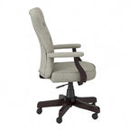 Key West High Back Tufted Office Chair with Arms by Bush Furniture