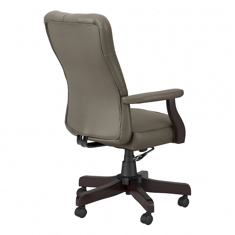 Key West High Back Tufted Office Chair with Arms by Bush Furniture