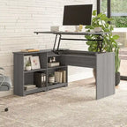 Bush Furniture Cabot 52W Standing Corner Desk with Shelves