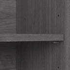 Bush Furniture Cabot 52W Standing Corner Desk with Shelves